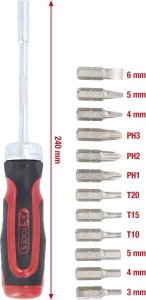 Sourcing Screwdriver with bits KS TOOLS 1/4&apos;&apos; 1