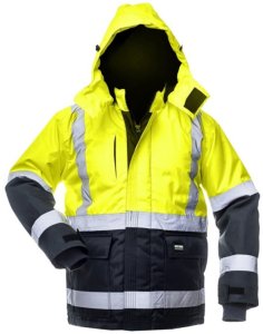 Kurtka męska CIRIUS JACKET CANVAS HI-VIS WJ-8946 YEL/BLU XXL 1