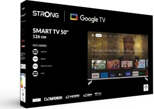 Telewizor Strong Strong SRT 50UF8733 127 cm (50") 4K Ultra HD Smart TV Wi-Fi Metaliczny, Srebrny 350 cd/m 5