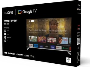Telewizor Strong Strong SRT 50UF8733 127 cm (50") 4K Ultra HD Smart TV Wi-Fi Metaliczny, Srebrny 350 cd/m 6