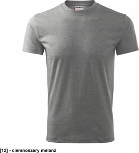 RIMECK Recall R07 - ADLER - Koszulka unisex, 200 g/m2 - ciemnoszary melanż XL 1