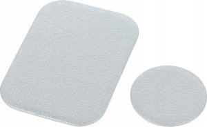 Hello Case 2 SZTUKI BLASZEK NA TELEFON SMARTFON DO UCHWYTU MAGNETYCZNEGO SREBRNE 2