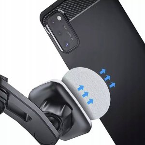 Hello Case 2 SZTUKI BLASZEK NA TELEFON SMARTFON DO UCHWYTU MAGNETYCZNEGO SREBRNE 5