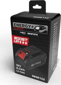 Graphite Akumulator Energy+ Boost Up 18V Li-Ion 8.0Ah (58GE152) 6