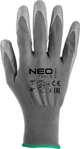 Neo Rękawice robocze, poliester pokryty PU, 4131X, rozmiar 8 4