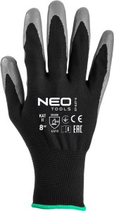 Neo Rękawice robocze, poliester pokryty ntrylemx, 4131X, rozmiar 8 4