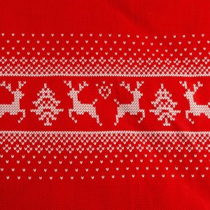 Eurofirany Posciel świąteczna z mikrowłókna NOEL 220X200 70X80X2 czerwona 3