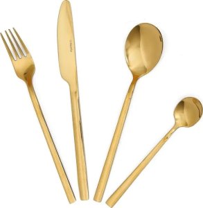 Homla Homla Rinkinys sztućców | APERI | auksinė | 24 vnt. | 954478 11