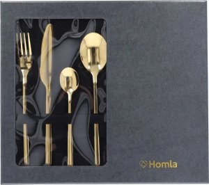 Homla Homla Rinkinys sztućców | APERI | auksinė | 24 vnt. | 954478 12
