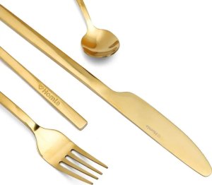 Homla Homla Rinkinys sztućców | APERI | auksinė | 24 vnt. | 954478 13