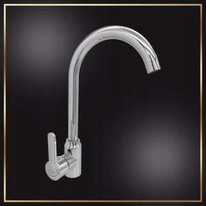 Zlewozmywak Stamar Zlew Stal Dekor 1 Komora 80 x 50 Listwa Osłonowa Syfon Bateria Chrom Wysoka 6