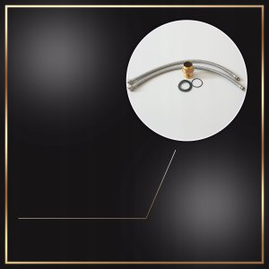 Zlewozmywak Stamar Zlew Stal Dekor 1 Komora 80 x 50 Listwa Osłonowa Syfon Bateria Chrom Wysoka 10