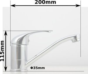 Bateria umywalkowa Imperial Bateria umywalkowa stojąca Imperial DECA 35 chrom 2