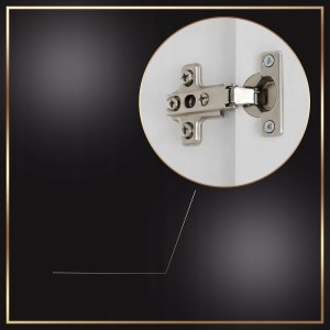 Stamar Biała Szafka Stojąca z Umywalką 40 x 30 do Małej Łazienki + Bateria + Syfon 12