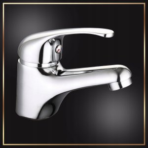 Stamar Biała Szafka Stojąca z Umywalką 40 x 30 do Małej Łazienki + Bateria + Syfon 4