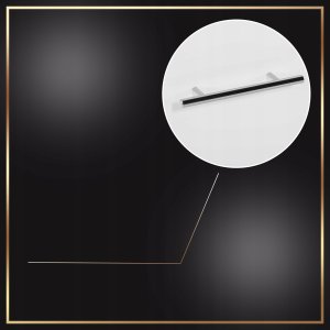 Stamar Biała Wisząca Szafka z Umywalką do Łazienki 50x23 + Bateria Klik Klak Syfon 4