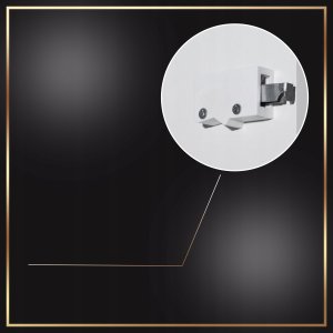 Stamar Biała Wisząca Szafka z Umywalką do Łazienki 50x23 + Bateria Klik Klak Syfon 5