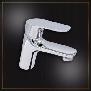 Stamar Biała Wisząca Szafka z Umywalką do Łazienki 50x23 + Bateria Klik Klak Syfon 7