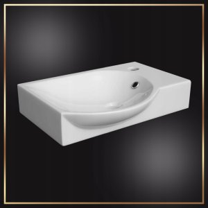 Stamar Biała Szafka Stojąca z Umywalką 40 x 30 dla Małej Łazienki Regulowane Nóżki 7