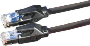 Dätwyler DÄTWYLER S/FTP Kabel krosowy Cat.6 (klasa E), CU 7702 flex LS0H, Hirose TM21, czarny, 5 m 5