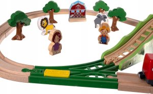 Kruzzel Kolejka drewniana- tor Kruzzel 22495 7