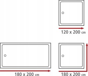 Wenko Zasłona prysznicowa, tekstylna, kolor pomarańczowy, 180x200 cm, WENKO 4