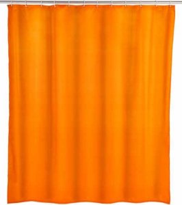 Wenko Zasłona prysznicowa, tekstylna, kolor pomarańczowy, 180x200 cm, WENKO 8