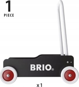 Brio Pchacz Drewniany Do Nauki Chodzenia Black 3