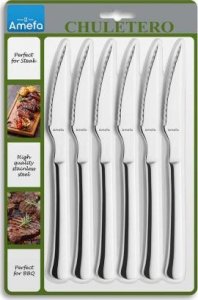 Amefa Chuletero 7038 - 6 steak knives on blister 2