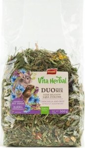 Vitapol VITAPOL - VITA HERBAL duo snack siano łąkowe ziołowe szynszyl i kosztaniczka 500g 4