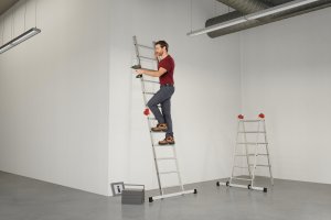 Hailo HAILO Sastatnes G60 / aluminija / 2x12 pakapieni 4007126945983 11