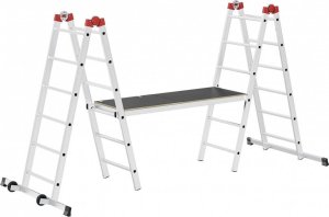 Hailo HAILO Sastatnes G60 / aluminija / 2x12 pakapieni 4007126945983 3