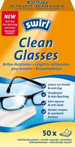 Swirl Swirl Clean Glasses  50 gab. - Vienreizejas salvetes brillu tirisanai 1