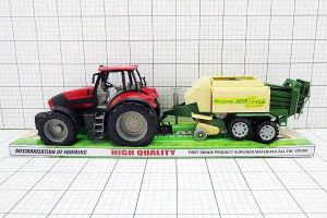 Gazelo Traktor z przyczepą rolnicza pod kloszem (G084549) 1