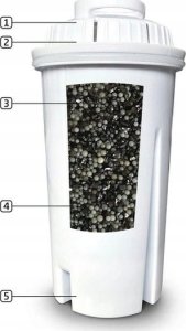 Caso Replacement Water Filter for Turbo Hot Water Dispensers 6 pcs. White 2