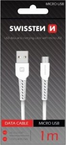 Kabel USB Swissten USB-A - microUSB 1 m Biały (71505521) 4