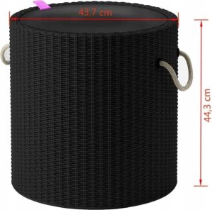 Skrzynia ogrodowa Keter Keter Darza galdins/uzglabasanas kaste Cool Stool pelēks 29200045939 3