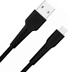 Kabel USB Swissten USB-C - USB-C 1 m Czarny (SW-BA-TYPC-1M-BK) 5