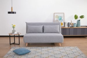 SIGNAL MEBLE Sofa rozkładana SPIKE II szara Signal 3