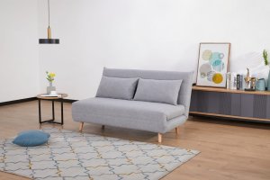 SIGNAL MEBLE Sofa rozkładana SPIKE II szara Signal 4