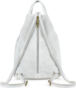 Vera Pelle Siwy Vera Pelle włoski Plecak Skórzany damski mały T53 NoSize 4