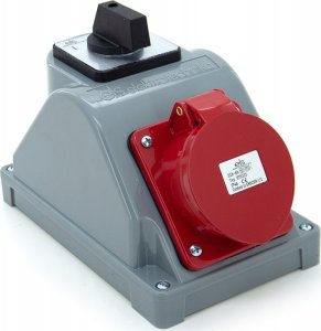 ELS Elektrotechnika Rozdzielnica budowlana typ COMBOPOL 32A/5 + GS 230V + rozłącznik L-0-P, obudowa naścienna / natynkowa, N1T01LP 3