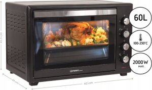 Mini piekarnik First First Austria Konvekcinė orkaitė First FA-5047 60L (2000W) 10