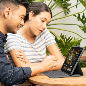 Logitech Logitech Slim Folio Szary Bluetooth QWERTZ Swiss 4