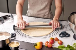 Gefu GEFU Rego Wałek do ciasta z regulacją grubości stal nierdzewna 6