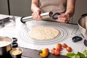 Gefu GEFU Rego Wałek do ciasta z regulacją grubości stal nierdzewna 9