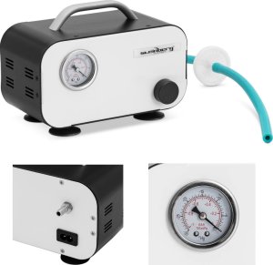 Steinberg Pompa próżniowa laboratoryjna z manometrem bezolejowa 15 l/min 30 W Pompa próżniowa laboratoryjna z manometrem bezolejowa 15 l/min 30 W 1