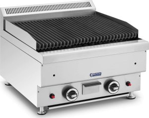 Royal Catering Grill lawowy na gaz ziemny ryflowany 50 x 47 cm 2 x 7200 W Grill lawowy na gaz ziemny ryflowany 50 x 47 cm 2 x 7200 W 1