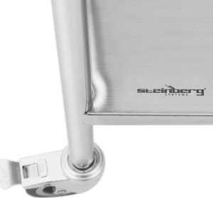 Steinberg Wózek laboratoryjny zabiegowy kosmetyczny STAL 2 półki 2 szuflady 72 x 43 x 86 cm 40 kg Wózek laboratoryjny zabiegowy kosmetyczny STAL 2 półki 2 szuflady 72 x 43 x 86 cm 40 kg 4