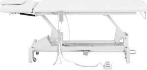 Physa Łóżko stół kosmetyczny do masażu elektryczny 1 silnik 200 kg LILLE - biały Łóżko stół kosmetyczny do masażu elektryczny 1 silnik 200 kg LILLE - biały 5